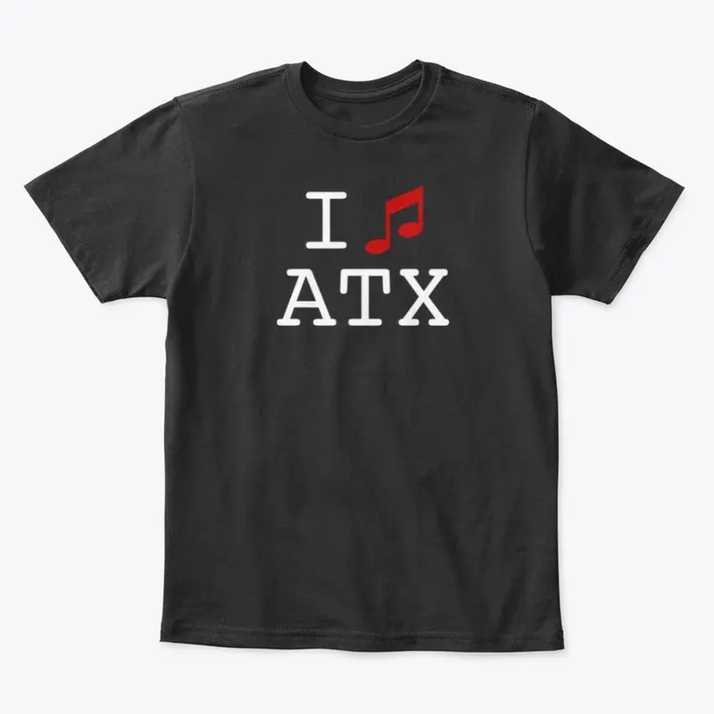 I (love) ATX - white lettering